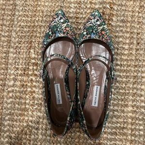 Tabitha Simmons Velvet Mary Janes